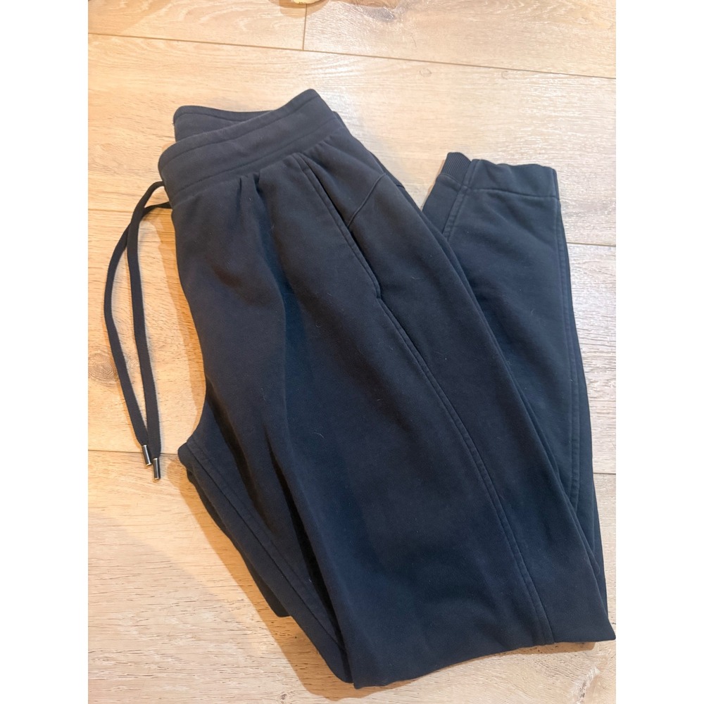 CALIA by Carrie Underwood Women Black Jogger Sweatpants Small Drawstring 236